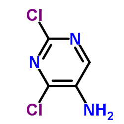5-氨基-2,4-二氯嘧啶结构式