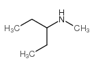 N-甲基-3-戊胺结构式