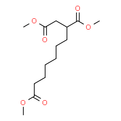 1,2,8-Octanetricarboxylic acid trimethyl ester结构式