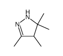 3,4,5,5-tetramethyl Δ2-pyrazoline结构式