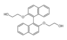 2,2'-Bis(2-hydroxyethoxy)-1,1'-binaphthyl Structure