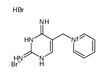 1-[(2,4-二氨基-5-嘧啶)甲基]-溴化吡啶氢溴酸结构式