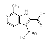 1H-Pyrrolo[2,3-c]pyridine-2,3-dicarboxylicacid, 7-methyl- picture