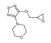 rac4-[4-(环氧乙烷基甲氧基)-1,2,5-噻二唑-3-基]吗啉结构式