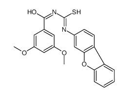 Benzamide, N-[(dibenzofuran-3-ylamino)thioxomethyl]-3,5-dimethoxy- (9CI)结构式