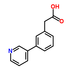 3-(3-吡啶)苯乙酸结构式