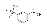 3-hydroxyamino-benzenesulfonic acid结构式