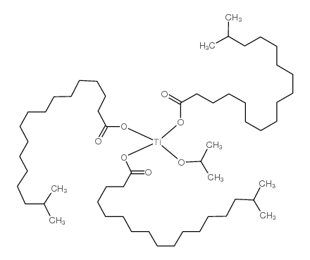 Titanium triisostearoylisopropoxide structure