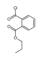 propyl 2-carbonochloridoylbenzoate结构式