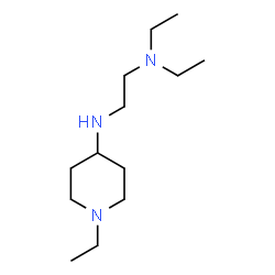 1,2-Ethanediamine,N,N-diethyl-N-(1-ethyl-4-piperidinyl)-(9CI) Structure