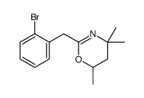 2-[(2-bromophenyl)methyl]-4,4,6-trimethyl-5,6-dihydro-1,3-oxazine结构式