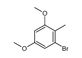 1-bromo-3,5-dimethoxy-2-methylbenzene Structure