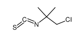 1-chloro-2-isothiocyanato-2-methylpropane结构式
