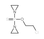 diaziridin-1-yl-(2-chloroethoxy)-sulfanylidene-phosphorane结构式
