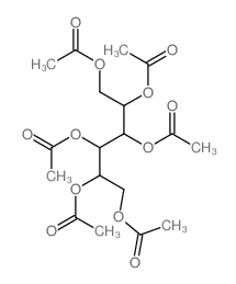 D-Mannitol,1,2,3,4,5,6-hexaacetate Structure