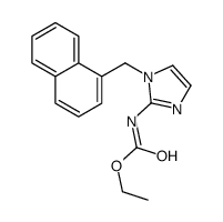 ethyl N-[1-(naphthalen-1-ylmethyl)imidazol-2-yl]carbamate Structure
