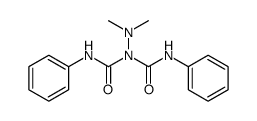 1,1-dimethyl-2,2-bis(phenylcarbamoyl)hydrazine结构式