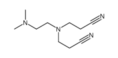 3-[2-cyanoethyl-[2-(dimethylamino)ethyl]amino]propanenitrile结构式