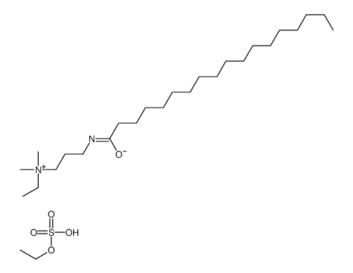 ethyldimethyl[3-[(1-oxooctadecyl)amino]propyl]ammonium ethyl sulphate Structure