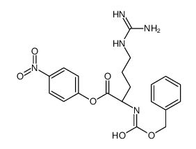 (4-nitrophenyl) (2S)-5-(diaminomethylideneamino)-2-(phenylmethoxycarbonylamino)pentanoate结构式