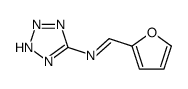 1-(furan-2-yl)-N-(2H-tetrazol-5-yl)methanimine结构式