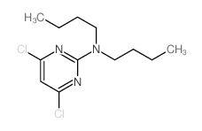 N,N-dibutyl-4,6-dichloro-pyrimidin-2-amine Structure