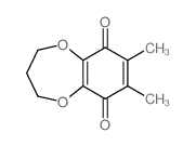 9,10-dimethyl-2,6-dioxabicyclo[5.4.0]undeca-9,12-diene-8,11-dione结构式