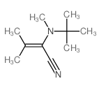 2-Butenenitrile,2-[(1,1-dimethylethyl)methylamino]-3-methyl-结构式