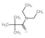Propanethioamide,N,N-diethyl-2,2-dimethyl- Structure