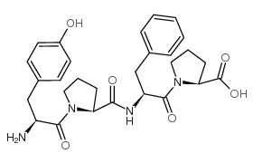 β-Casomorphin (1-4) (bovine) acetate salt structure