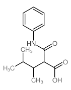 3,4-dimethyl-2-(phenylcarbamoyl)pentanoic acid Structure