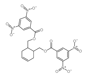 4-Cyclohexene-1,2-dimethanol,1,2-bis(3,5-dinitrobenzoate)结构式
