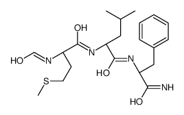 (2S)-N-[(2S)-1-amino-1-oxo-3-phenylpropan-2-yl]-2-[[(2S)-2-formamido-4-methylsulfanylbutanoyl]amino]-4-methylpentanamide结构式