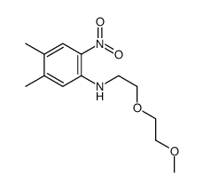 N-[2-(2-methoxyethoxy)ethyl]-4,5-dimethyl-2-nitroaniline Structure