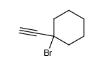 1-bromo-1-ethynylcyclohexane结构式