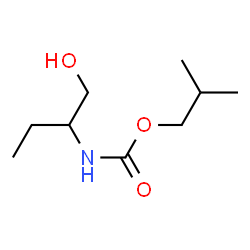 Carbamic acid,[1-(hydroxymethyl)propyl]-,2-methylpropyl ester (9CI)结构式