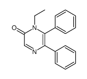 1-ethyl-5,6-diphenylpyrazin-2-one结构式
