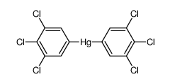 bis(3,4,5-trichlorophenyl)mercury结构式