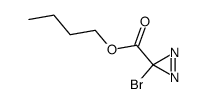 butyl 3-bromo-3H-diazirine-3-carboxylate结构式