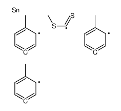 methyl tris(4-methylphenyl)stannylmethanedithioate结构式