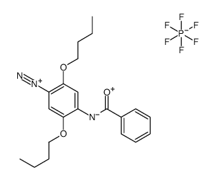 4-(benzoylamino)-2,5-dibutoxybenzenediazonium hexafluorophosphate结构式