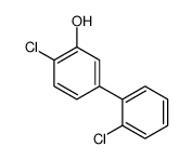 2-chloro-5-(2-chlorophenyl)phenol Structure