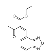 ethyl 2-(2,1,3-benzoxadiazol-4-ylmethylene)acetoacetate Structure