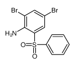 2-(benzenesulfonyl)-4,6-dibromoaniline Structure