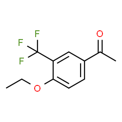 4'-Ethoxy-3'-(trifluoromethyl)acetophenone Structure