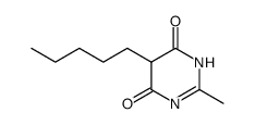 2-methyl-5-pentyl-1H-pyrimidine-4,6-dione Structure