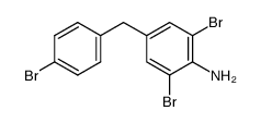 2,6-dibromo-4-(4-bromo-benzyl)-aniline结构式