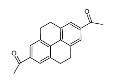 1-(7-acetyl-4,5,9,10-tetrahydropyren-2-yl)ethanone结构式