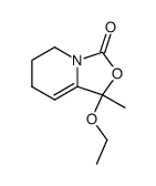 1-ethoxy-1-methyl-1,5,6,7-tetrahydrooxazolo[3,4-a]pyridin-3-one结构式