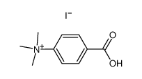 (4-carboxyphenyl)trimethylammonium iodide Structure